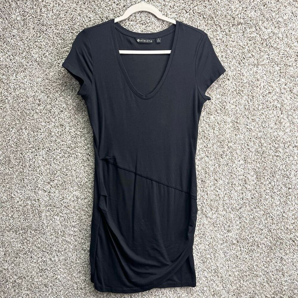 Athleta Dress Women’s Small Central Black Mini T-Shirt